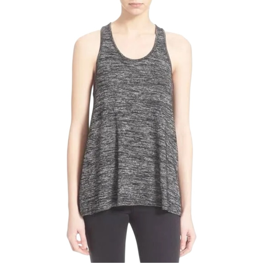 Rag & Bone Jean Grey Marled Twist Back Tank Top size Large